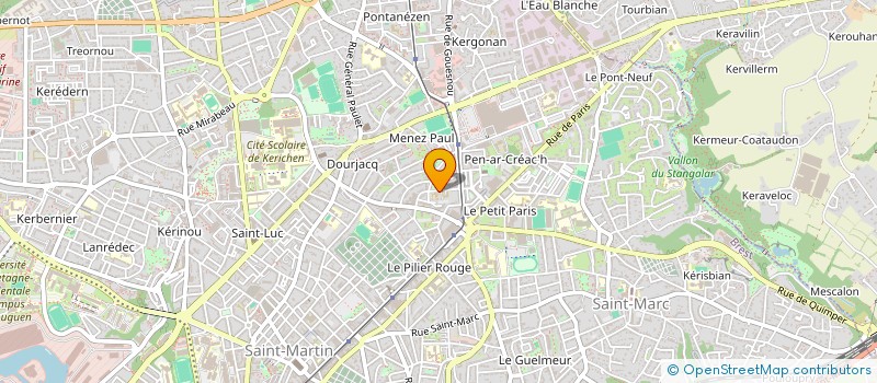 localisation de l'entreprise PAPYRUS à BREST