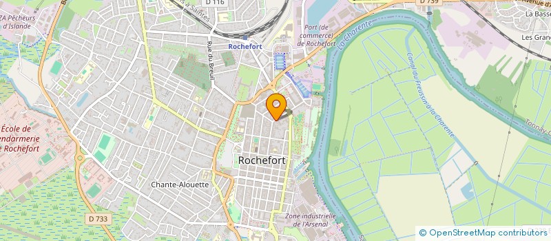 localisation de l'entreprise PAPYRUS  ROCHEFORT