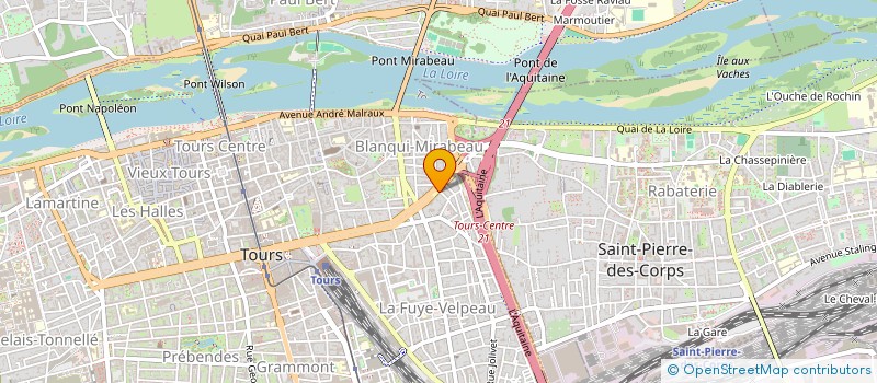 localisation de l'entreprise PAPYRUS  TOURS