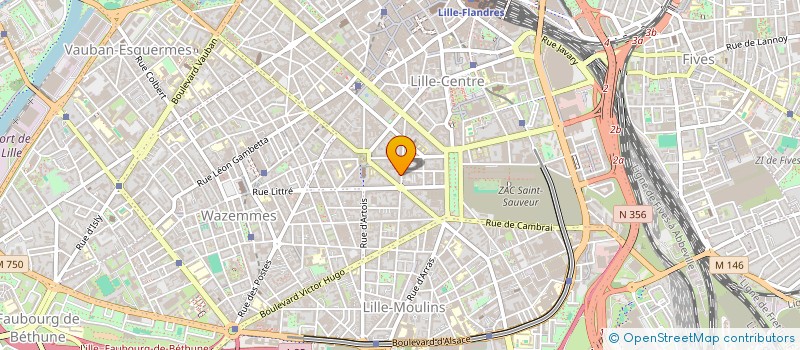 localisation de l'entreprise PAPYRUS  LILLE