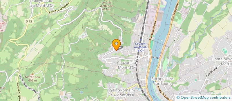 localisation de l'entreprise PAPYRUS  COUZON-AU-MONT-D'OR