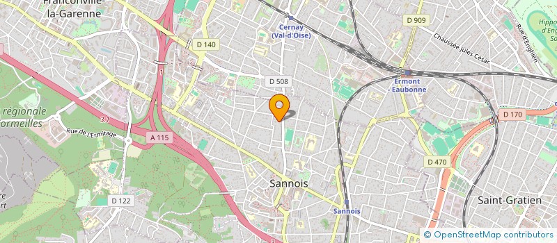 localisation de l'entreprise PAPYRUS à SANNOIS