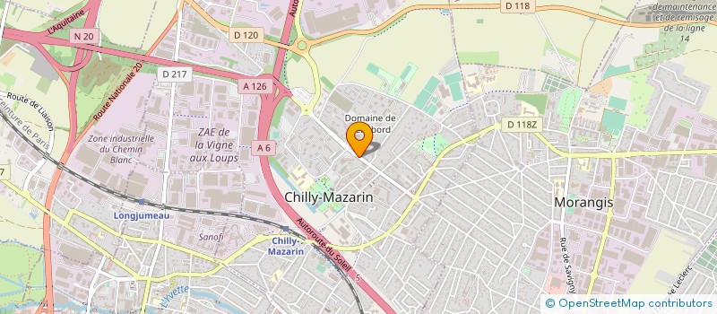 localisation de l'entreprise PAPYRUS à CHILLY-MAZARIN