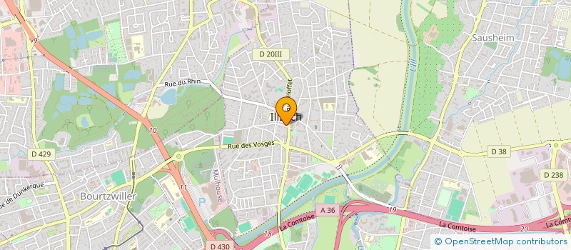 localisation de l'entreprise PAPYRUS  ILLZACH