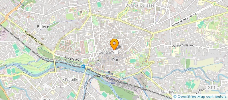 localisation de l'entreprise PAPYRUS à PAU
