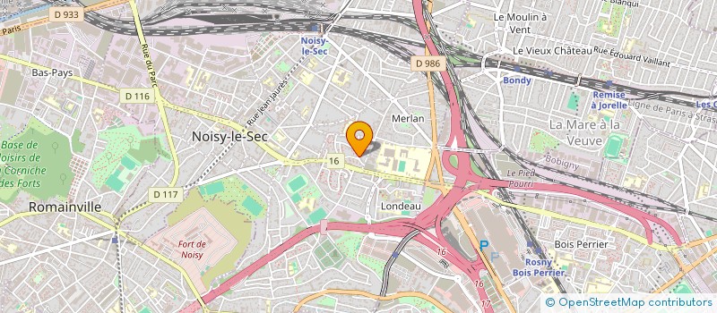 localisation de l'entreprise PAPYRUS BTP à NOISY-LE-SEC