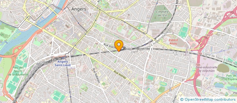 localisation de l'entreprise PAPYRUS REDACTION à ANGERS