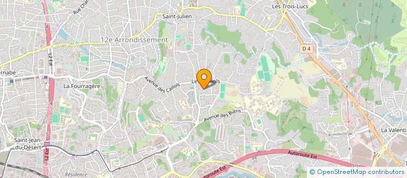 localisation de l'entreprise PAQU'EXPRESS à MARSEILLE
