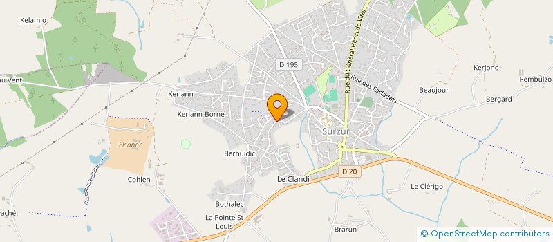 localisation de l'entreprise PAQUEBOT  SURZUR