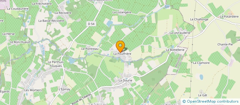 localisation de l'entreprise PAQUEREAU B & C à MOUZILLON