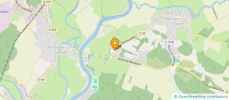 localisation de l'entreprise PAQUET  PERRIGNY-SUR-L'OGNON