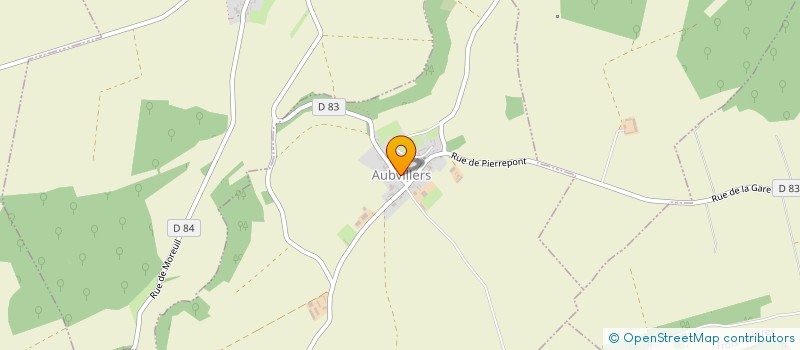 localisation de l'entreprise PAQUET ONE  AUBVILLERS