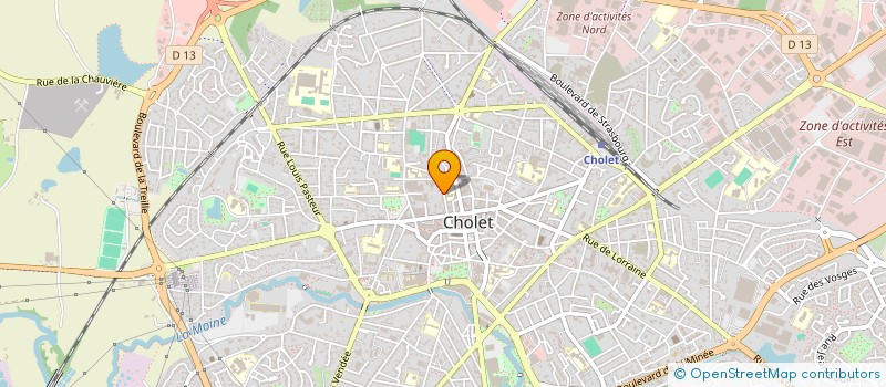 localisation de l'entreprise PAQUI à CHOLET