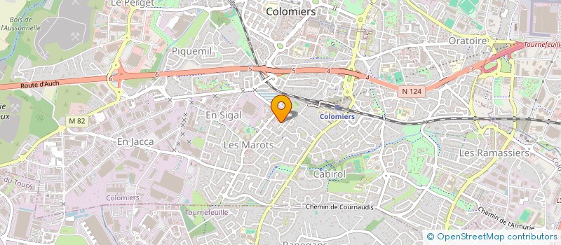 localisation de l'entreprise PAQUITA à COLOMIERS