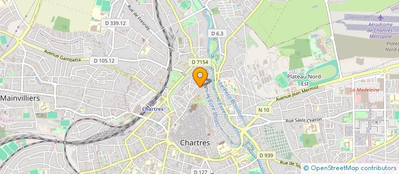 localisation de l'entreprise PAQUITA à CHARTRES