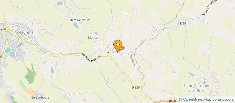 localisation de l'entreprise PAQUITO BANDA à PUYLAURENS