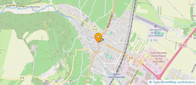 localisation de l'entreprise PAQUOT IMMOBILIER à NUITS-SAINT-GEORGES