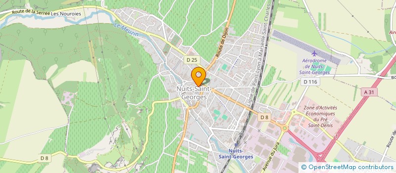 localisation de l'entreprise PAQUOT PATRIMOINE à NUITS-SAINT-GEORGES