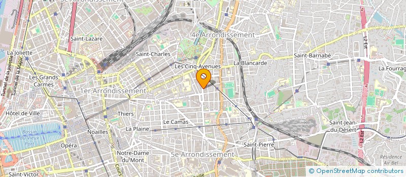 localisation de l'entreprise PAR AILLEURS PAYSAGES à MARSEILLE
