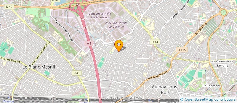 localisation de l'entreprise PAR'AZART à AULNAY-SOUS-BOIS