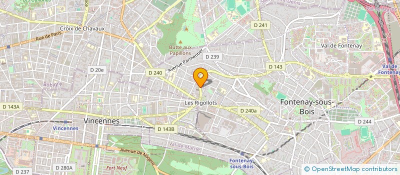 localisation de l'entreprise PAR BRISE EXPRESS à FONTENAY-SOUS-BOIS