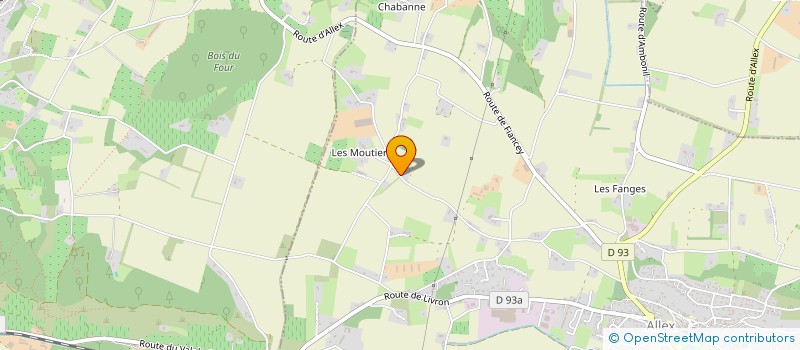 localisation de l'entreprise PAR-CI PAR-LA  ALLEX