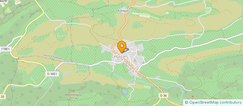 localisation de l'entreprise PAR COEUR MUSIQUE  CEBAZAN