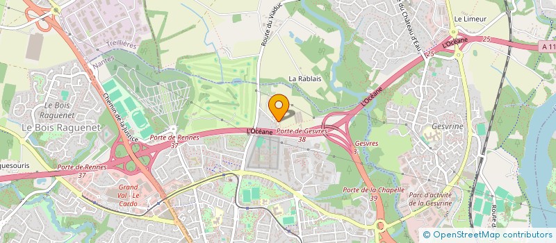 localisation de l'entreprise PAR-DELA LE CORPS à NANTES