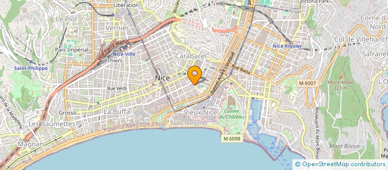 localisation de l'entreprise PAR DELA LE FLEUVE  NICE