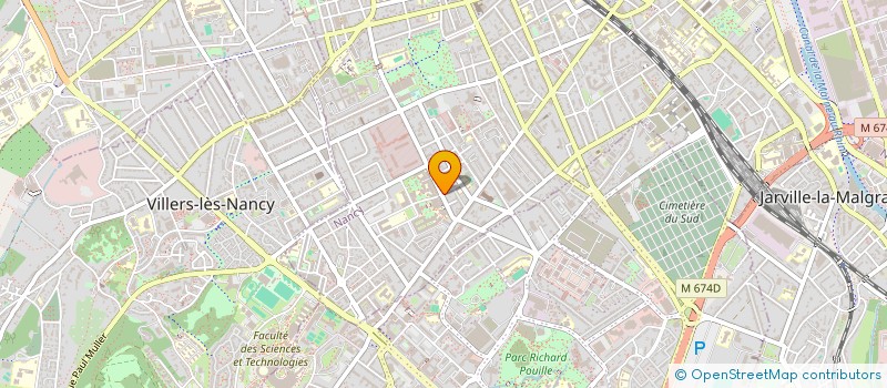 localisation de l'entreprise PAR-DELA LES MURS (MC 2.0)  NANCY