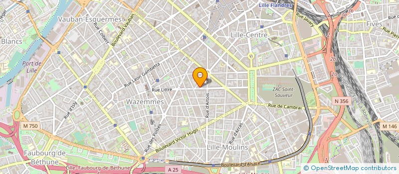 localisation de l'entreprise PAR DELA LES NUAGES à LILLE