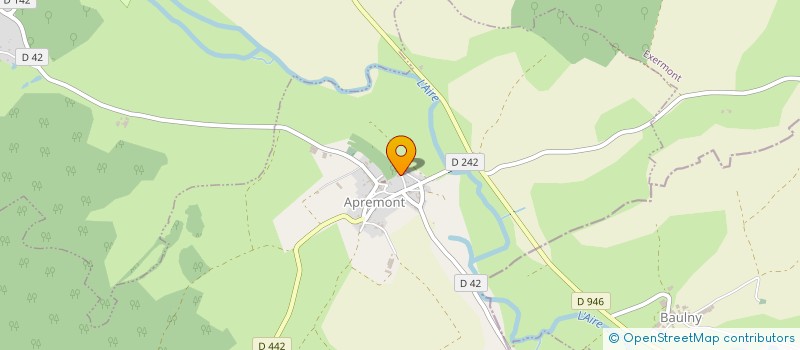 localisation de l'entreprise PAR DESSUS L'AIRE à APREMONT