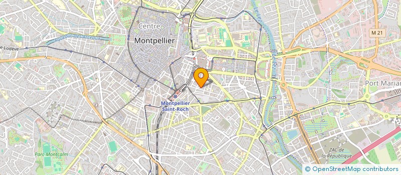localisation de l'entreprise PAR DESSUS LES TOITS à MONTPELLIER