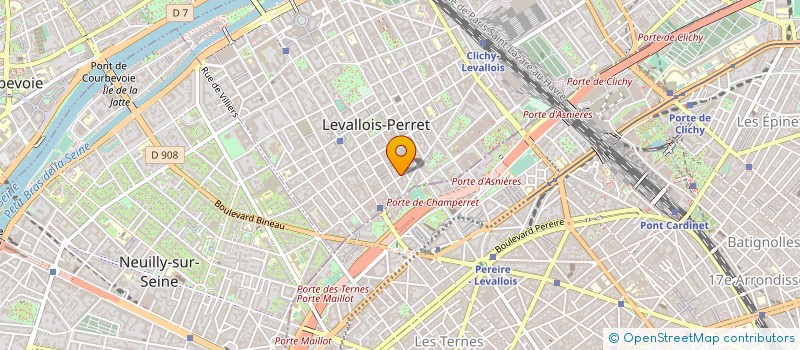 localisation de l'entreprise PAR DESSUS TOUT à LEVALLOIS-PERRET