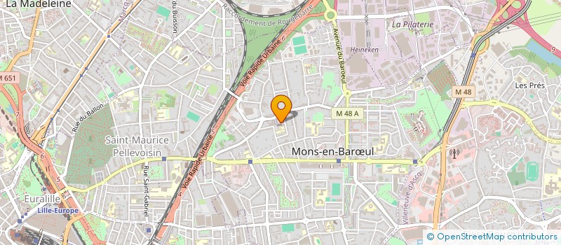 localisation de l'entreprise PAR ELEV ECOL LIB GROUP SCOL ST HONORE  MONS-EN-BARUL