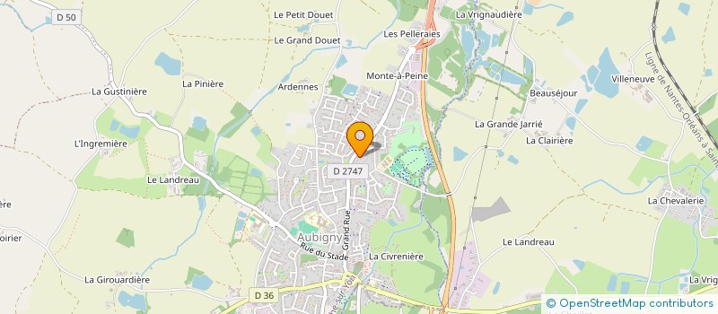 localisation de l'entreprise PAR ET POUR à AUBIGNY-LES CLOUZEAUX