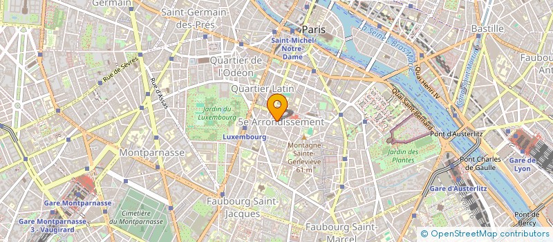 localisation de l'entreprise PAR.J à PARIS