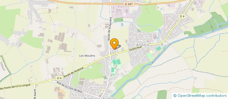 localisation de l'entreprise PAR LA BANDE  LOIRE-AUTHION