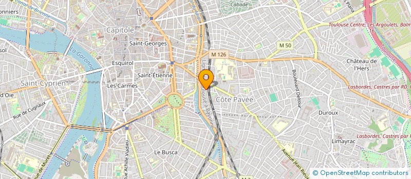 localisation de l'entreprise PAR LA MAIN  TOULOUSE