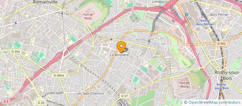 localisation de l'entreprise PAR MILLE CHEMINS ( PMC )  MONTREUIL