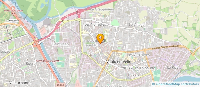 localisation de l'entreprise PAR MONTS ET PAR VAULX  VAULX-EN-VELIN