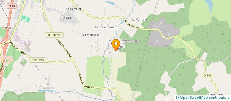 localisation de l'entreprise PAR MONTS ET PAR VAUX  MONTLIEU-LA-GARDE