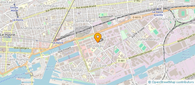 localisation de l'entreprise PAR NOUS POUR VOUS à LE HAVRE