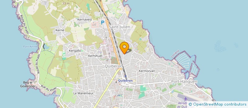 localisation de l'entreprise PAR TOUTOUTATIS  QUIBERON