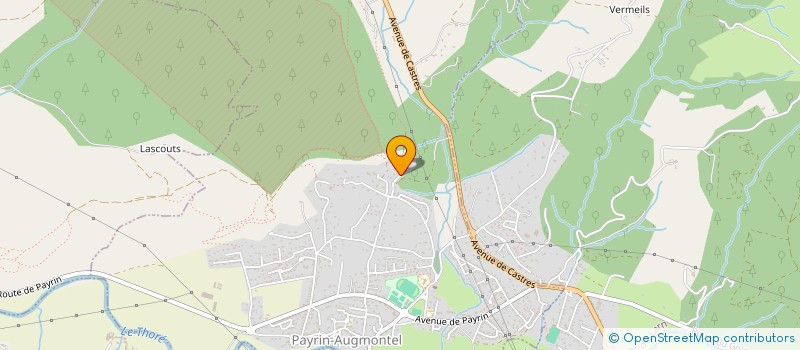 localisation de l'entreprise PAR VOIE BASSE, A VOIE HAUTE  PAYRIN-AUGMONTEL