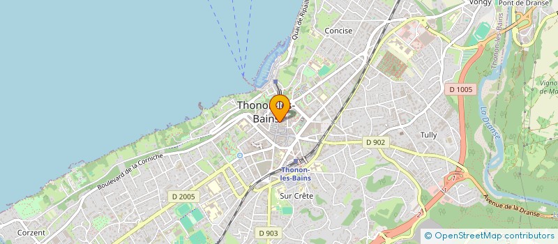 localisation de l'entreprise PARA 2003 à THONON-LES-BAINS
