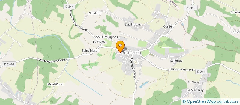 localisation de l'entreprise PARA à SAINT-SORLIN-DE-MORESTEL
