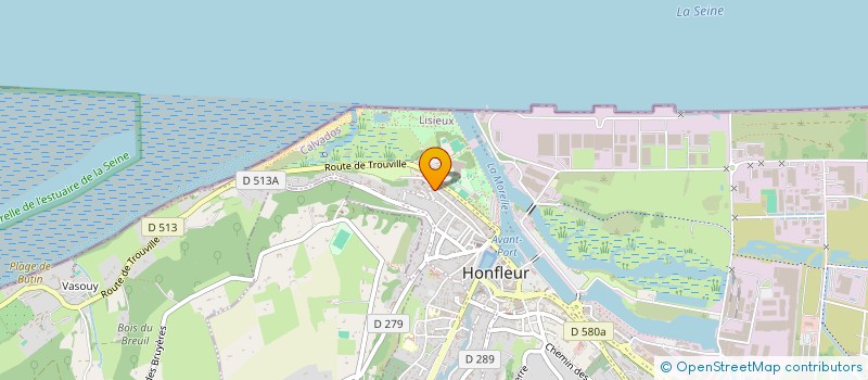 localisation de l'entreprise PARA 76 à HONFLEUR