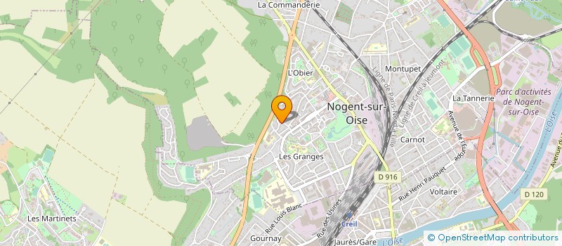 localisation de l'entreprise PARA BAILAR 60 à NOGENT-SUR-OISE