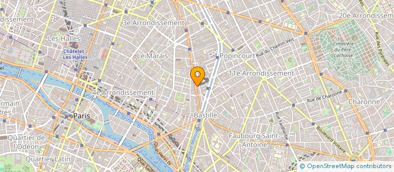 localisation de l'entreprise PARA CLUB DE PARIS  PARIS